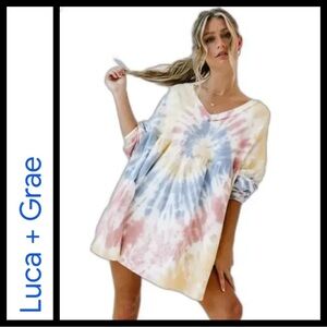 Luca & Grae Boho Tie-Dye Dress